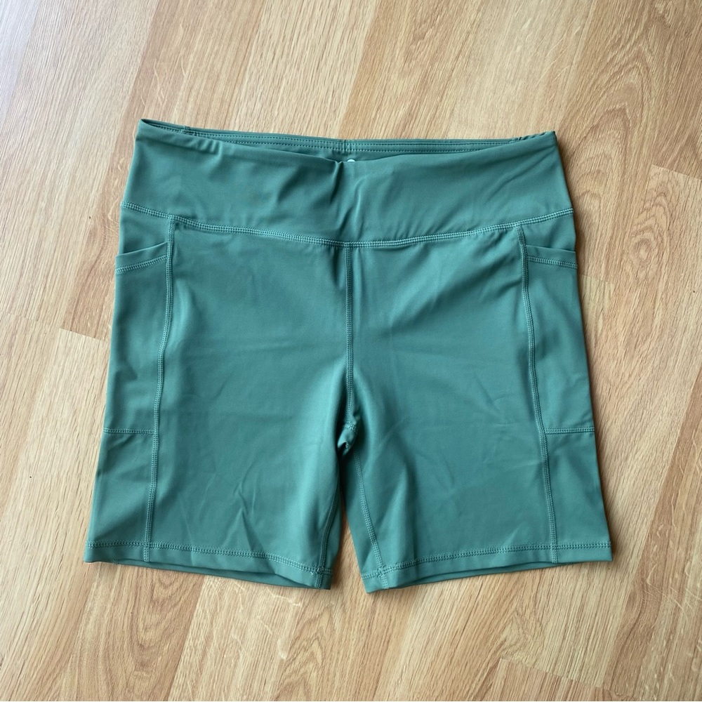 Senita Women's Seamed High Waisted Rio Compression Bike Shorts (7 in. inseam) XL